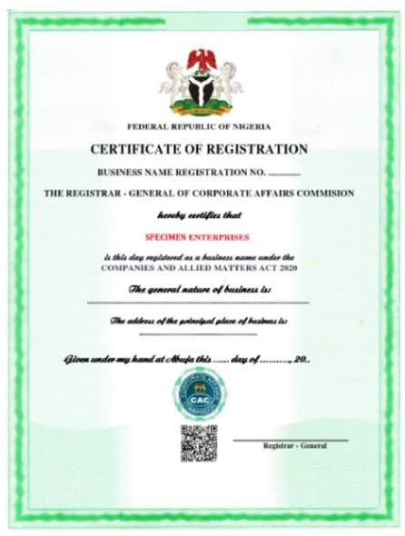 WebSync Digital Registration Certificate