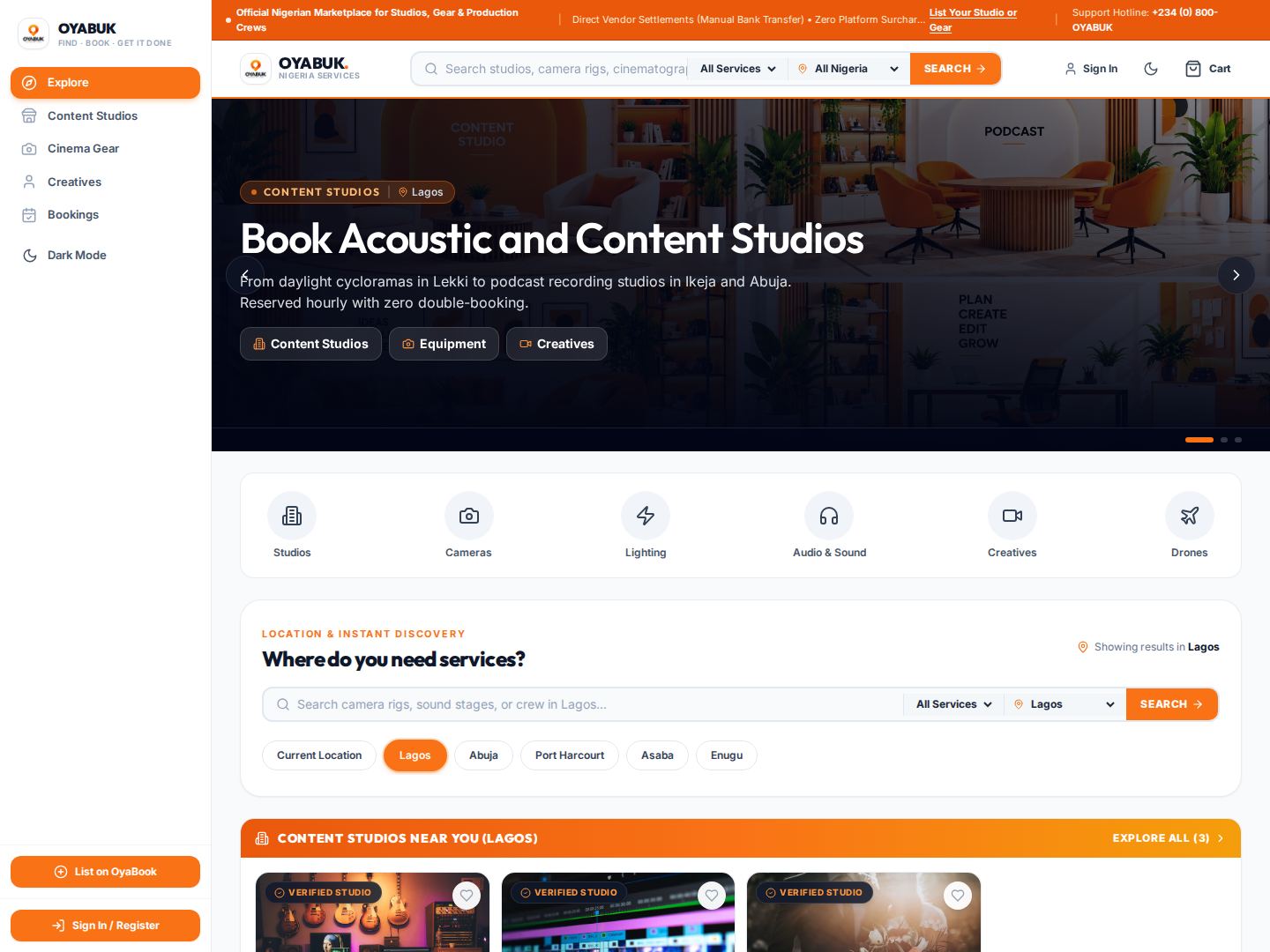 OYABUK homepage screenshot